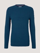 Strickpullover - Männer - ultra marine blue melange Strickpullover - Männer - ultra marine blue melange - 7 - TOM TAILOR