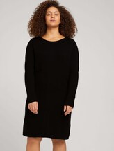 Plus - Mini Kleid mit LENZING™ ECOVERO™ - Frauen - deep black Plus - Mini Kleid mit LENZING™ ECOVERO™ - Frauen - deep black - 5 - My True Me