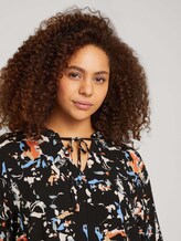 Plus - Gemustertes Midi Kleid mit LENZING™ ECOVERO™ - Frauen - abstract flower pattern Plus - Gemustertes Midi Kleid mit LENZING™ ECOVERO™ - Frauen - abstract flower pattern - 9 - My True Me