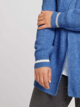 Plus - Gestrickter Cardigan - Frauen - sicilian blue melange Plus - Gestrickter Cardigan - Frauen - sicilian blue melange - 9 - My True Me