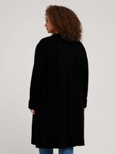 Plus - Langer Cardigan - Frauen - deep black Plus - Langer Cardigan - Frauen - deep black - 2 - My True Me