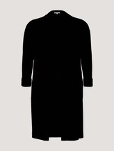 Plus - Langer Cardigan - Frauen - deep black Plus - Langer Cardigan - Frauen - deep black - 7 - My True Me
