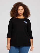 Plus - T-Shirt aus Bio-Baumwolle - Frauen - Black Plus - T-Shirt aus Bio-Baumwolle - Frauen - Black - 1 - My True Me