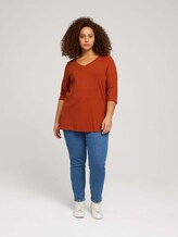 Plus - T-Shirt aus nachhaltiger Baumwolle - Frauen - rust brown Plus - T-Shirt aus nachhaltiger Baumwolle - Frauen - rust brown - 3 - My True Me