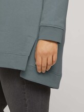 Plus - Sweatshirt mit Bio-Baumwolle - Frauen - grey mint Plus - Sweatshirt mit Bio-Baumwolle - Frauen - grey mint - 9 - My True Me