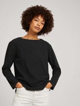 Sweatshirt met patroon - Vrouwen - Heringbone structure Ori Sweat Sweatshirt met patroon - Vrouwen - Heringbone structure Ori Sweat - 5 - TOM TAILOR