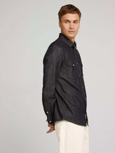 Jeanshemd mit Brusttaschen - Männer - clean dark stone grey denim Jeanshemd mit Brusttaschen - Männer - clean dark stone grey denim - 5 - TOM TAILOR