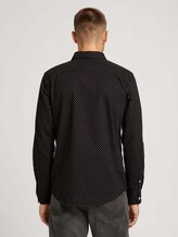 Gemustertes Hemd - Männer - black burgundy small design Gemustertes Hemd - Männer - black burgundy small design - 2 - TOM TAILOR