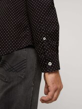 Gemustertes Hemd - Männer - black burgundy small design Gemustertes Hemd - Männer - black burgundy small design - 9 - TOM TAILOR