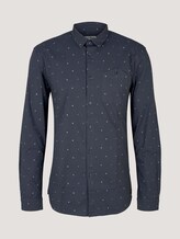 gemustertes Hemd - Männer - blueish grey stripe dot print gemustertes Hemd - Männer - blueish grey stripe dot print - 7 - TOM TAILOR Denim