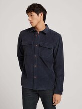Basic Cordhemd - Männer - Blueish Grey Basic Cordhemd - Männer - Blueish Grey - 1 - TOM TAILOR Denim