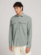 Basic Cordhemd - Männer - white moss Basic Cordhemd - Männer - white moss - 1 - TOM TAILOR Denim