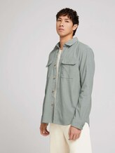Basic Cordhemd - Männer - white moss Basic Cordhemd - Männer - white moss - 5 - TOM TAILOR Denim