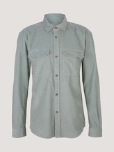 Basic Cordhemd - Männer - white moss Basic Cordhemd - Männer - white moss - 7 - TOM TAILOR Denim