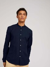 strukturiertes Hemdshirt - Männer - navy grey melange structure strukturiertes Hemdshirt - Männer - navy grey melange structure - 5 - TOM TAILOR Denim