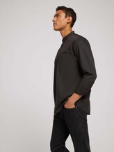 Hemd aus Lyocell - Männer - dark grey chambray Hemd aus Lyocell - Männer - dark grey chambray - 5 - TOM TAILOR Denim