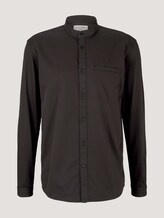 Hemd aus Lyocell - Männer - dark grey chambray Hemd aus Lyocell - Männer - dark grey chambray - 7 - TOM TAILOR Denim