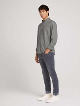 Hemd aus Baumwolle - Männer - creme grindle herringbone Hemd aus Baumwolle - Männer - creme grindle herringbone - 3 - TOM TAILOR Denim