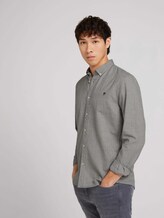 Hemd aus Baumwolle - Männer - creme grindle herringbone Hemd aus Baumwolle - Männer - creme grindle herringbone - 5 - TOM TAILOR Denim
