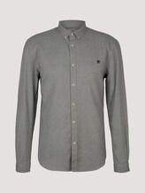 Hemd aus Baumwolle - Männer - creme grindle herringbone Hemd aus Baumwolle - Männer - creme grindle herringbone - 7 - TOM TAILOR Denim