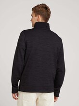 Melierte Strickjacke - Männer - dark grey light grey mouline Melierte Strickjacke - Männer - dark grey light grey mouline - 2 - TOM TAILOR