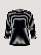 Gestreepte sweater - Vrouwen - navy ottoman stripe Gestreepte sweater - Vrouwen - navy ottoman stripe - 7 - TOM TAILOR