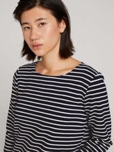 Gestreepte sweater - Vrouwen - navy ottoman stripe Gestreepte sweater - Vrouwen - navy ottoman stripe - 9 - TOM TAILOR