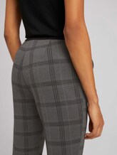 Mia Slim Hose mit Karomuster - Frauen - grey black check Mia Slim Hose mit Karomuster - Frauen - grey black check - 9 - TOM TAILOR