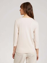 3/4 Shirt mit Fotoprint - Frauen - cold beige 3/4 Shirt mit Fotoprint - Frauen - cold beige - 2 - TOM TAILOR