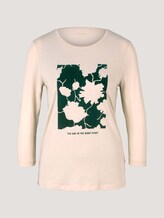 3/4 Shirt mit Fotoprint - Frauen - cold beige 3/4 Shirt mit Fotoprint - Frauen - cold beige - 7 - TOM TAILOR