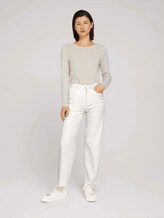 Basic Langarmshirt mit Bio-Baumwolle - Frauen - cold beige Basic Langarmshirt mit Bio-Baumwolle - Frauen - cold beige - 3 - TOM TAILOR