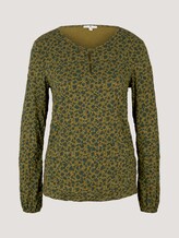Langarmshirt in Knitteroptik - Frauen - green shades floral design Langarmshirt in Knitteroptik - Frauen - green shades floral design - 7 - TOM TAILOR