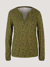 Gemustertes Blusenshirt mit TENCEL™ Modal - Frauen - green shades floral design Gemustertes Blusenshirt mit TENCEL™ Modal - Frauen - green shades floral design - 7 - TOM TAILOR