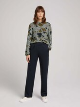 Patterned shirt with balloon sleeves - Women - floral design cosy fabric Patterned shirt with balloon sleeves - Women - floral design cosy fabric - 3 - TOM TAILOR