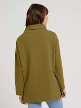 Sweatshirt mit Stehkragen - Frauen - khaki olive Sweatshirt mit Stehkragen - Frauen - khaki olive - 2 - TOM TAILOR