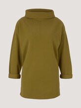 Sweatshirt mit Stehkragen - Frauen - khaki olive Sweatshirt mit Stehkragen - Frauen - khaki olive - 7 - TOM TAILOR