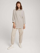 Sweatshirt mit Stehkragen - Frauen - cold beige melange Sweatshirt mit Stehkragen - Frauen - cold beige melange - 3 - TOM TAILOR
