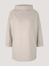 Sweatshirt mit Stehkragen - Frauen - cold beige melange Sweatshirt mit Stehkragen - Frauen - cold beige melange - 7 - TOM TAILOR