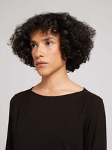 Langarmshirt mit Faltenlegung - Frauen - deep black Langarmshirt mit Faltenlegung - Frauen - deep black - 9 - TOM TAILOR