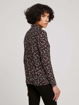 Blusenshirt mit Muster - Frauen - black small dot design Blusenshirt mit Muster - Frauen - black small dot design - 2 - TOM TAILOR