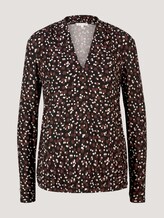 Blusenshirt mit Muster - Frauen - black small dot design Blusenshirt mit Muster - Frauen - black small dot design - 7 - TOM TAILOR