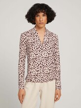 Blusenshirt mit Muster - Frauen - beige small dot design Blusenshirt mit Muster - Frauen - beige small dot design - 1 - TOM TAILOR