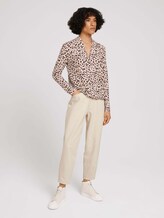 Blusenshirt mit Muster - Frauen - beige small dot design Blusenshirt mit Muster - Frauen - beige small dot design - 3 - TOM TAILOR