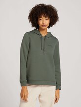 Hoodie mit Print - Frauen - dusty mid olive Hoodie mit Print - Frauen - dusty mid olive - 1 - TOM TAILOR