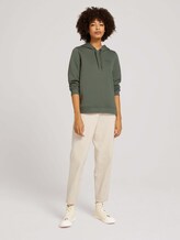 Hoodie mit Print - Frauen - dusty mid olive Hoodie mit Print - Frauen - dusty mid olive - 3 - TOM TAILOR