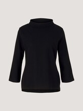 Rollkragenshirt mit 3/4 Arm - Frauen - deep black Rollkragenshirt mit 3/4 Arm - Frauen - deep black - 7 - TOM TAILOR