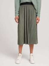 Plissierter Midirock - Frauen - dusty mid olive Plissierter Midirock - Frauen - dusty mid olive - 1 - TOM TAILOR