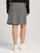 Weicher Rock mit Karomuster - Frauen - offwhite jacquard check Weicher Rock mit Karomuster - Frauen - offwhite jacquard check - 2 - TOM TAILOR