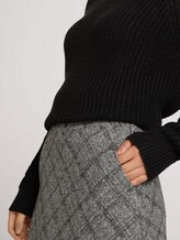 Weicher Rock mit Karomuster - Frauen - offwhite jacquard check Weicher Rock mit Karomuster - Frauen - offwhite jacquard check - 9 - TOM TAILOR