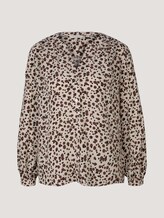 Gemusterte Henleybluse - Frauen - beige small dot design Gemusterte Henleybluse - Frauen - beige small dot design - 7 - TOM TAILOR